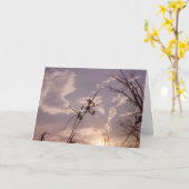 Samen im frühen Abend Karte (Gelbe Blume)