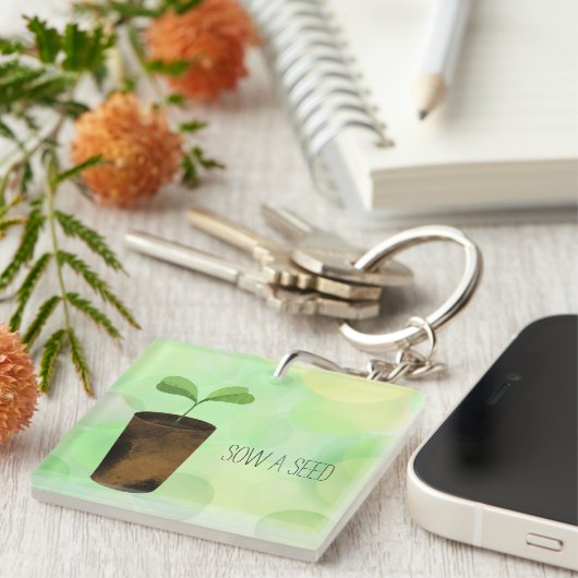 Samen säen schlüsselanhänger (Vorderseite rechts)