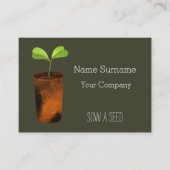 Samen säen visitenkarte (Vorderseite)