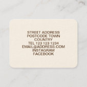 Samen säen visitenkarte (Rückseite)