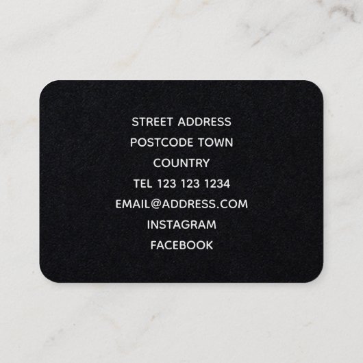 Samen säen visitenkarte (Rückseite)