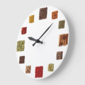 Samen und Gewürz-Uhr für jede Küche Große Wanduhr (Winkel)