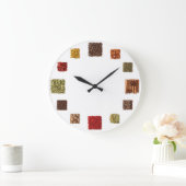 Samen und Gewürz-Uhr für jede Küche Große Wanduhr (Zuhause)