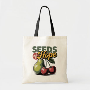 Samen von Hope Pear Cherry Retro Christliches T-Sh Tragetasche
