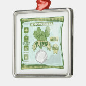 Samen von Rumpf, der Gemüse anbaut Ornament Aus Metall (Links)