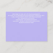 SAMENESS BRINGT KEINEN WANDEL VISITENKARTE (Rückseite)