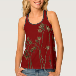 Samenkapseln auf einem Tank Top