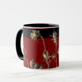 Samenkapseln auf einer Combo-Tasse (0,33 l) Tasse (Vorderseite Links)