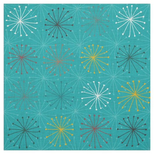 Samenköpfe blau stoff (Muster)