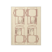 Samenpackung korallenbraun DIY Notizblock (Rotiert)