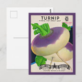 Samenpackungen in den 1950er Jahren, Aufdruck Postkarte (Vorne/Hinten)