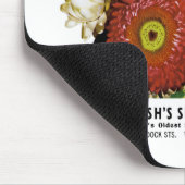 Samenpackungsetikett für Strohblumen Mousepad (Ecke)