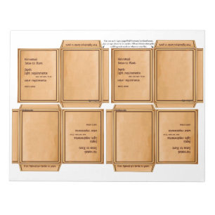 Samenpaket Einfaches DIY Notizbuch Notizblock