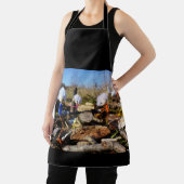 Samenwerking van Fubby poppetjes op een houtwerkpl Schürze (InSitu)