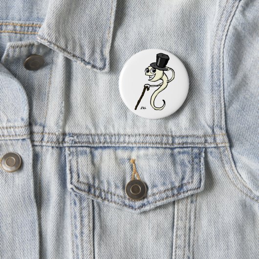 Samenzellen in einem Zylinder-Knopf Button (Beispiel)