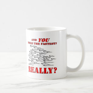 Samenzellen und SIE waren das schnellste Kaffeetasse