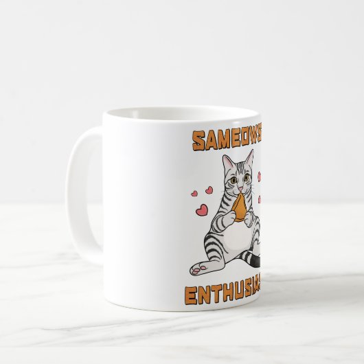 Sameowsa Enthusiast | Kaffeetasse (Vorderseite Links)
