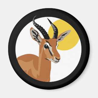 Samer die Gazelle Magnet
