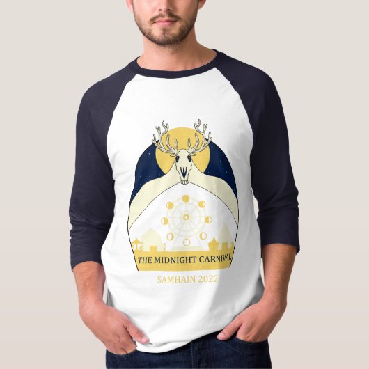 Samhain 2022 Basic 3/4 Sleeve Raglan T - Shirt (Vorderseite)