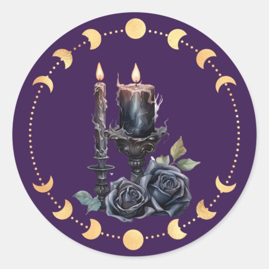 Samhain 2 runder aufkleber (Vorderseite)