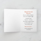 Samhain-Ansammlung - Rotzunge Herbst - Einladung (Innenseite)