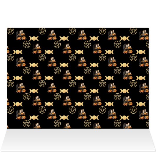 Samhain Blessings Card (Innenansicht Horizontal (Oben))