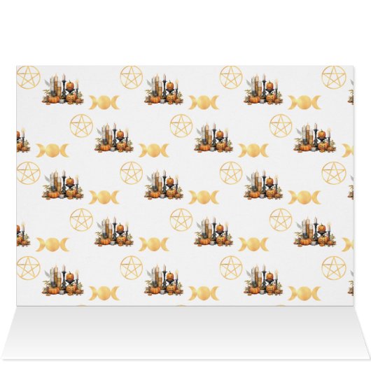 Samhain Blessings Card (Innenansicht Horizontal (Oben))