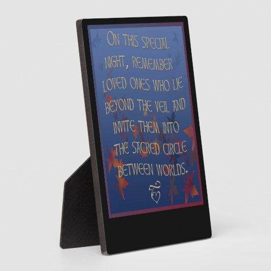 Samhain & Day of the Dead Fotoplatte (Seite)