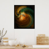 Samhain Fantasy Art Print Poster (Küche)