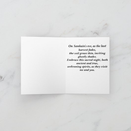 Samhain Greeting Card Karte (Innenseite)