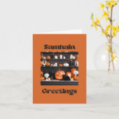 Samhain Greeting Card Karte (Gelbe Blume)