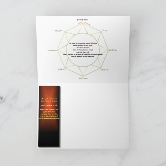 Samhain Greeting  Card Karte (Innenseite)