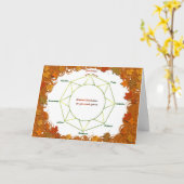 Samhain Greeting Card Karte (Gelbe Blume)