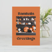 Samhain Greetings Feiertagskarte (Stehend Vorderseite)