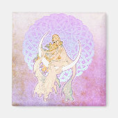 Samhain Greetings Lunar Goddess Magnet (Vorne)