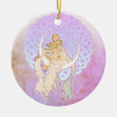 Samhain Greetings Lunar Goddess Ornament (Vorne)