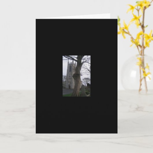 Samhain Gruß-Karte Karte (Gelbe Blume)