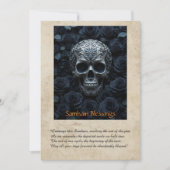 Samhain-Grußkarte Dankeskarte (Vorderseite)