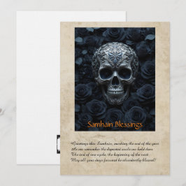 Samhain-Grußkarte Dankeskarte