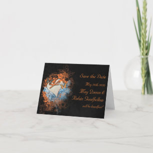 Samhain Handfasting Save the Date Notecard Einladung