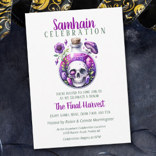 Samhain Harvest Potion Flasche Halloween-Party Einladung