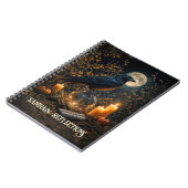 Samhain-Journal mit Rabe und Mond Notizblock (Linke Seite)