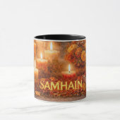 Samhain-Kaffeetasse oder -Becher mit Motten Tasse (Zentrum)