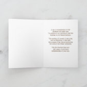 Samhain kardiert Wolf-, Eulen-und Raben-Mond-Segen Karte (Innenseite)