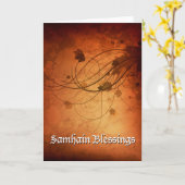 'Samhain Karte (Gelbe Blume)