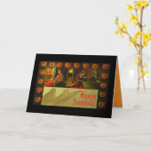 Samhain Karte basiert auf Vintager Karte (Gelbe Blume)