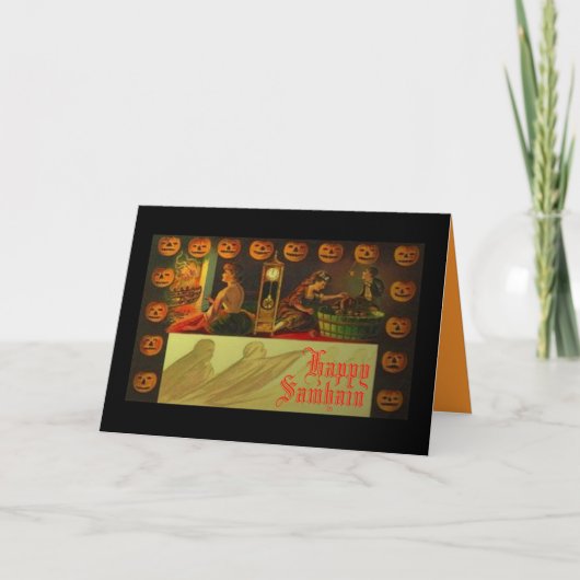 Samhain Karte basiert auf Vintager Karte (Vorderseite)