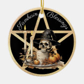 Samhain Keramik Ornament (Vorne)