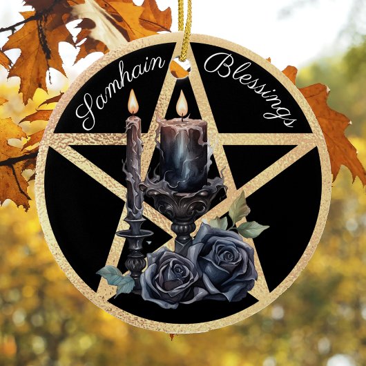 Samhain Keramik Ornament