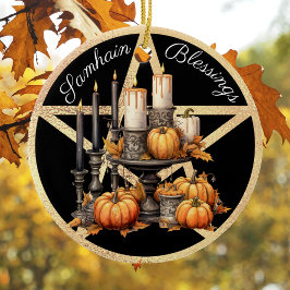 Samhain Keramik Ornament